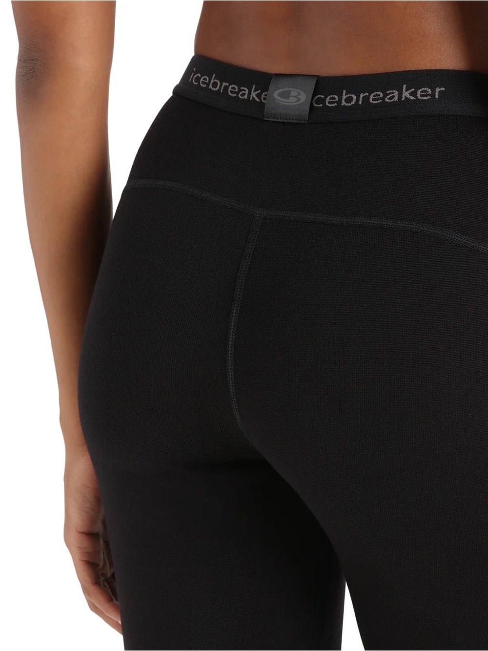 Icebreaker Black Merino-Blend High-Rise Leggings - Picture 1 of 8